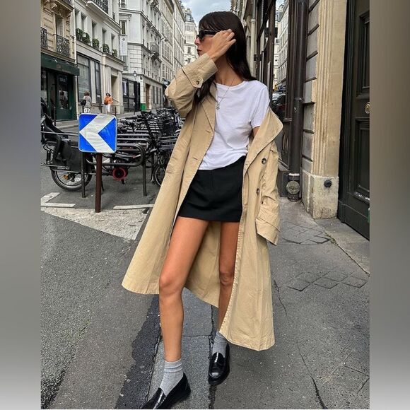 NWT J CREW Relaxed heritage trench coat in chino - Picture 6 of 8